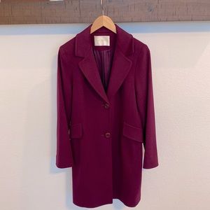 Fleurette Notched 2-Button Wool Jacket